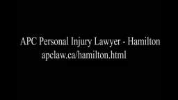 Auto Injury Accident Lawyer Hamilton ON - APC Personal Injury Lawyer (800) 931-7036