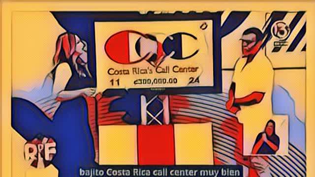 La Rueda de la Fortuna Canal 13. A supervisor at Costa Ricas Call Center wins 3,000,000 colones tre