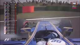 Alessandro Muto (Wilson Anderson's father) crashes his Sauber C37
