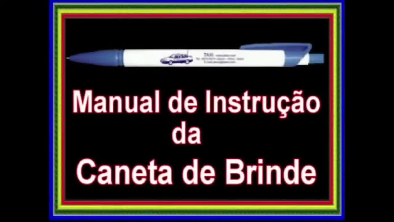 manual de uma caneta quebrada
