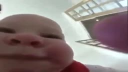 the child is trying to eat you but you are dying