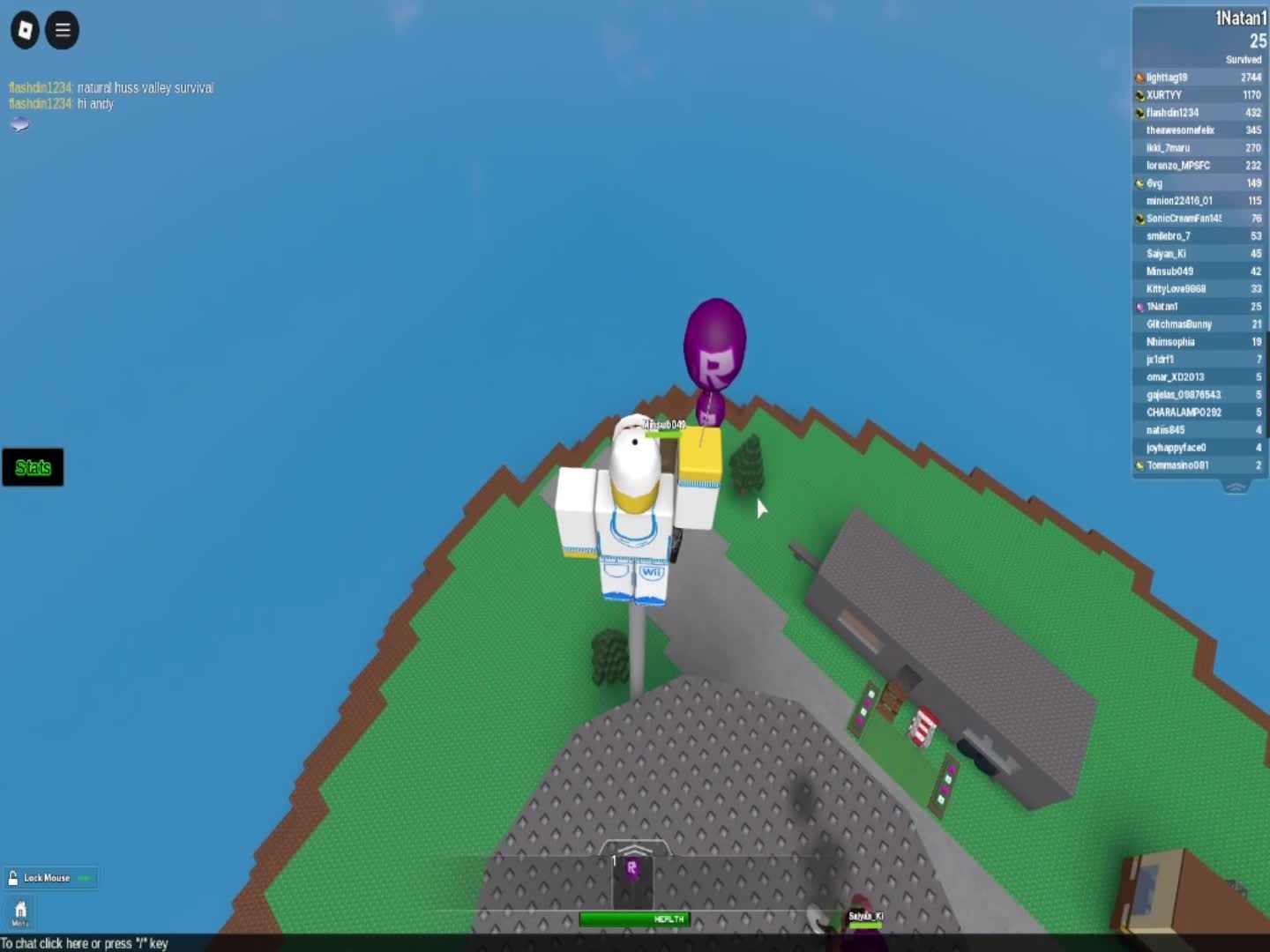 Playing Natural Disaster Survival (in retrostudio)