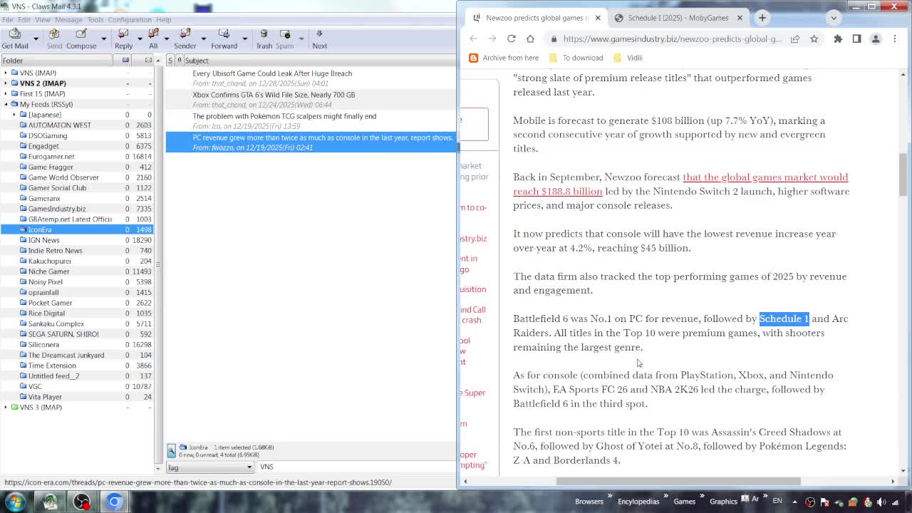 VNS: Just The News – Rounding Off The Year With The Last Bit Of News (December 31, 2025)