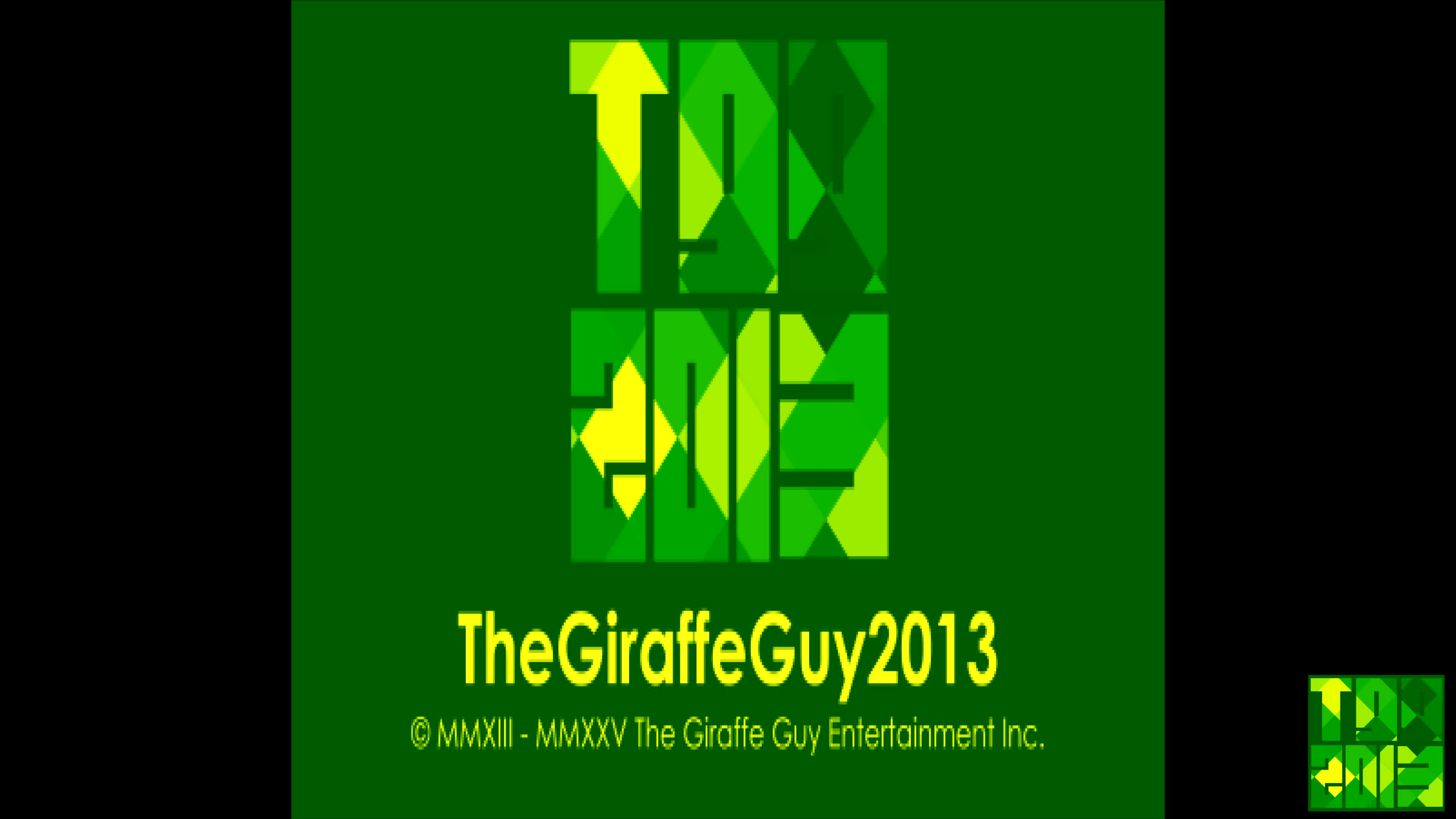 TheGiraffeGuy2013 Colorful Checkerboard Blok Logo for the Game Boy