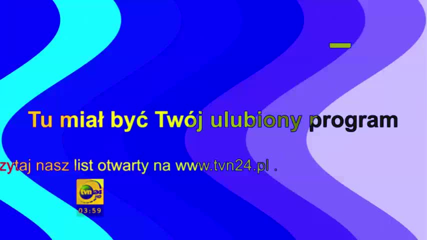(REUPLOAD) TVN24 - Zakończenie akcji Protestacyjnej i Retransmisyjnej in G Major 926