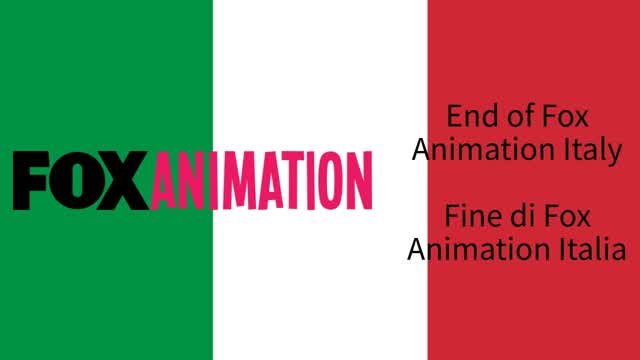 End of Fox Animation Italy/Fine di Fox Animation Italia (October 1, 2019/1 ottobre 2019)