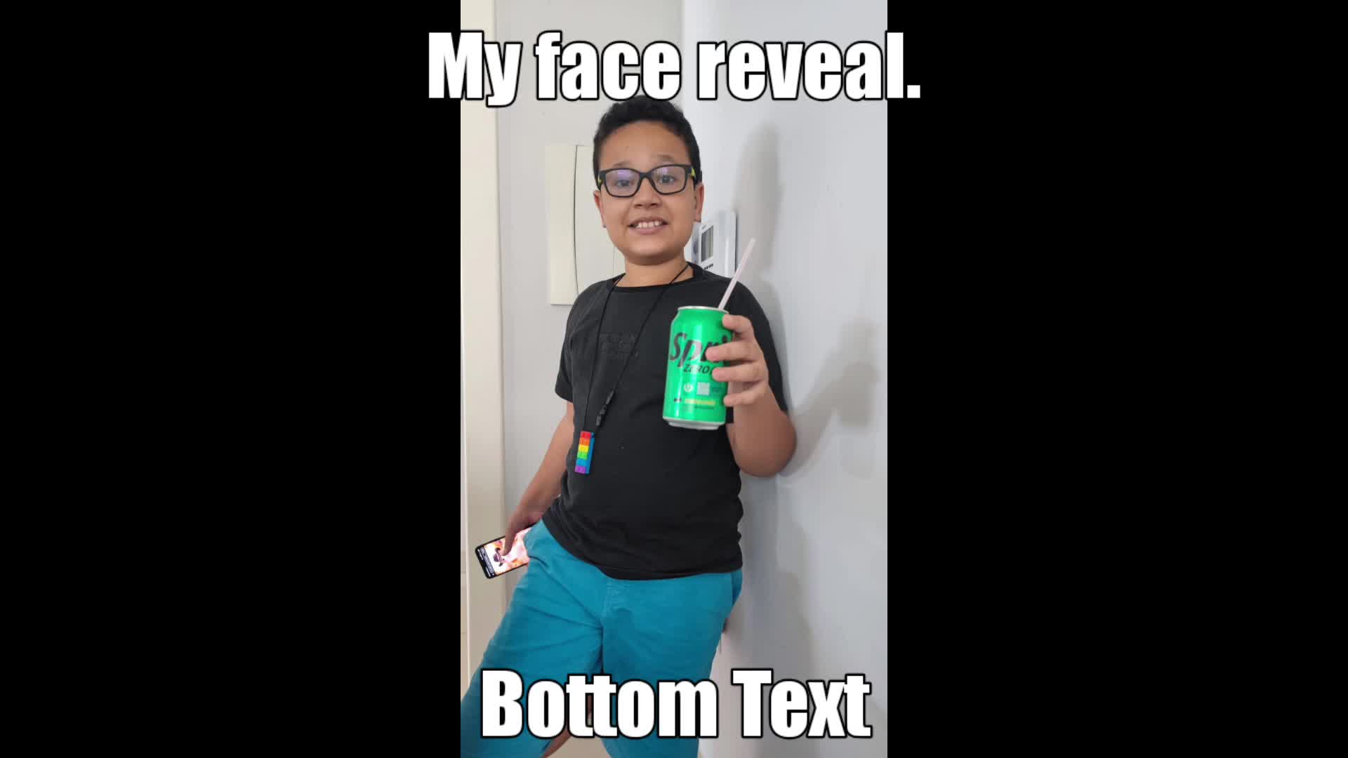 My face reveal. (joke)