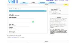 HowTo Upload a Video on VidLii