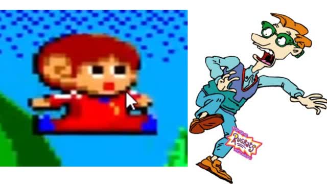 Alex Kidd screaming for 9 minutes