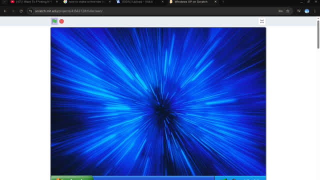 useing win xp on scratch!