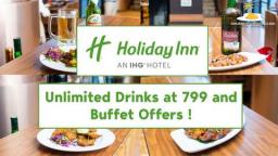 1:1 Buffet and Unlimited Drinks @777/- at Urban Kitchen, Holiday Inn Kolkata Airport