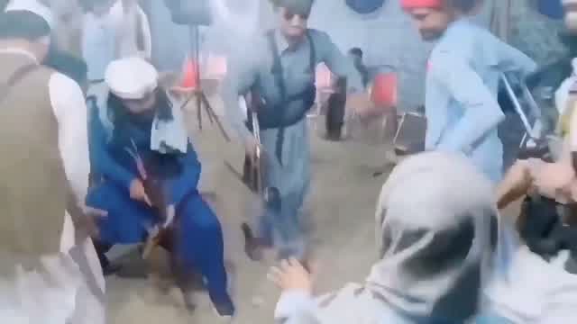 The Taliban Jamming to Drakes song after taking over a local club.