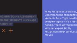 Unlock Academic Success Expert Online Do My Assignment Help in Canada