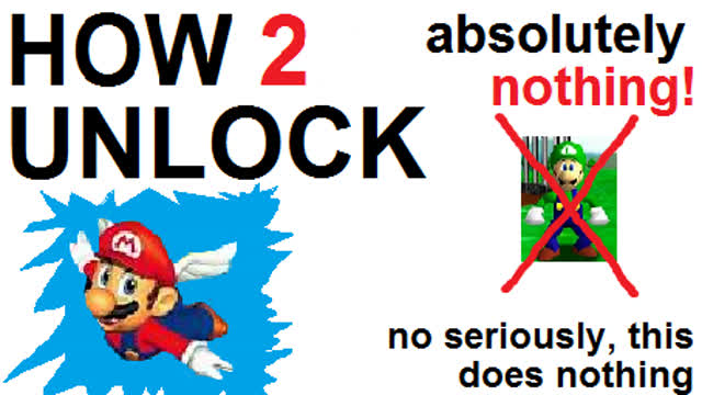 Super Mario 64 - Unlocking Nothing Tutorial