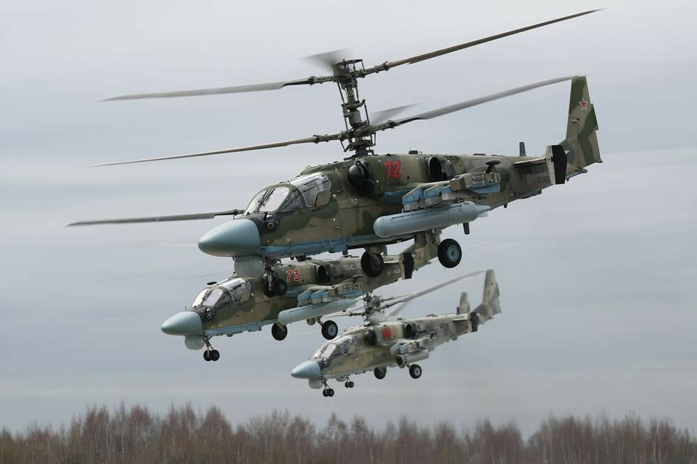 Ka-52 - at home and for a walk.