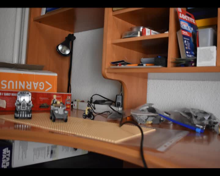 stop motion LEGO montaje de caza estelar auxiliar de los colonos de Kogol