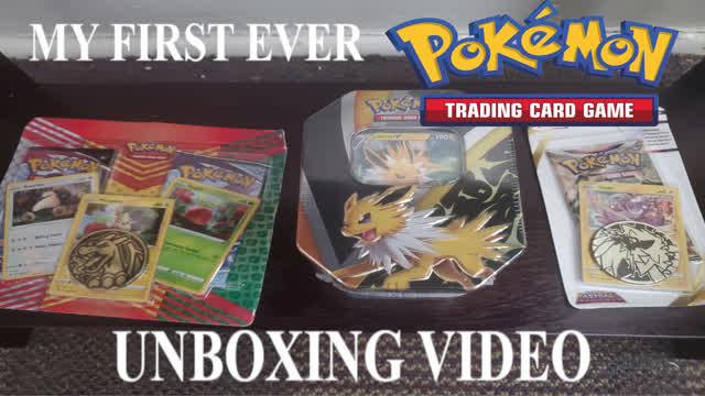 My First Ever Pokemon TGC Unboxing Video