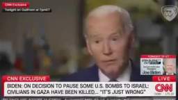 Joe Biden publicly condemned Israel for the first time and confirmed that US-supplied bombs were use
