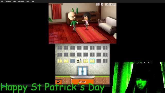 Happy St Patrick's Day (Playing Tomodachi Life)