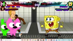 Hoops & Yoyo and Beavis VS SpongeBob and Franklin Clinton MUGEN Fight