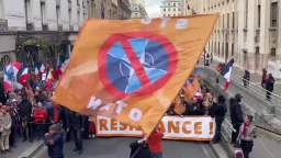 In France, a large rally was held for the withdrawal of the country from NATO