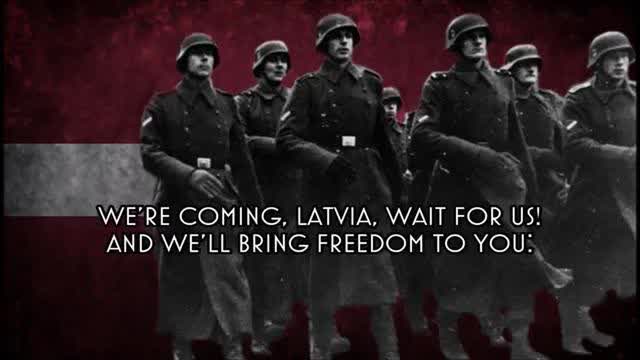 Zem Mūsu Kājām - Anthem of the Latvian SS Divisions