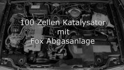 Audi 2,3l 10v - Vergleich zwischen Kat und Abgasanlage
