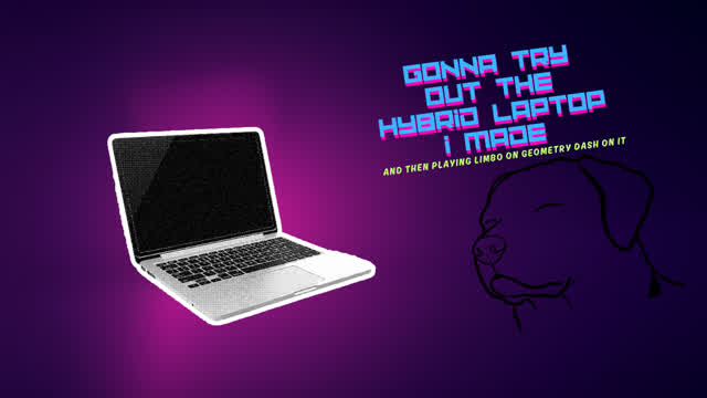 using my weird ahh hybrid laptop