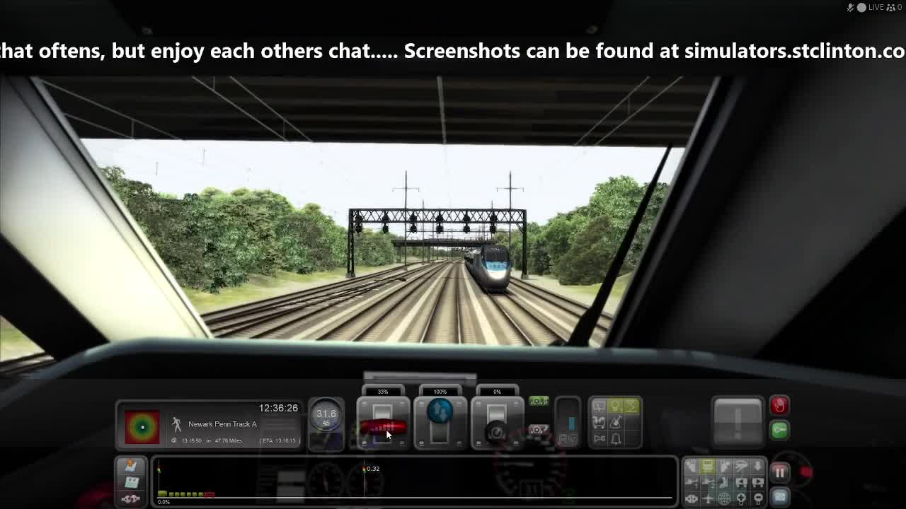 Trrain Simulator Classic Clip, PHL to NYC leaving Trenton | #stclinton on #Twitch
