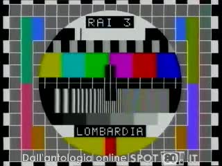 Videosigla fine delle trasmissioni Rai 3 1981