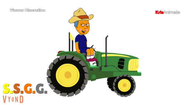 [Go!Animate] Noodle (N&P) steals a tractor and gets grounded