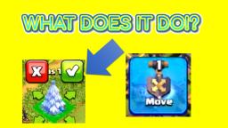 WHAT DOES THE SHOVEL OF OBSTACLES DO! - Clash of Clans.1