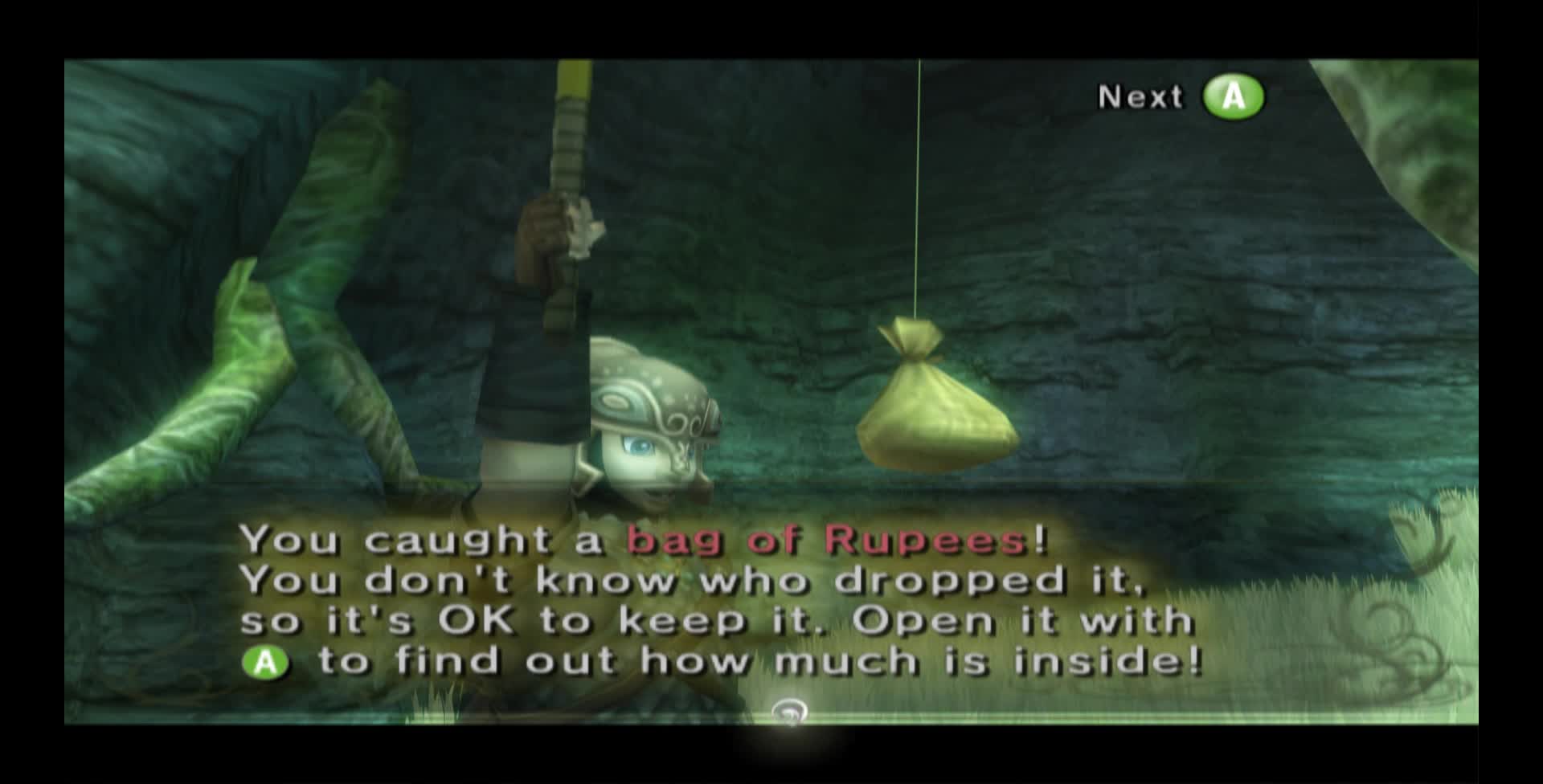 Pesca en el Manantial de Lanayru - Zelda Twlight Princess