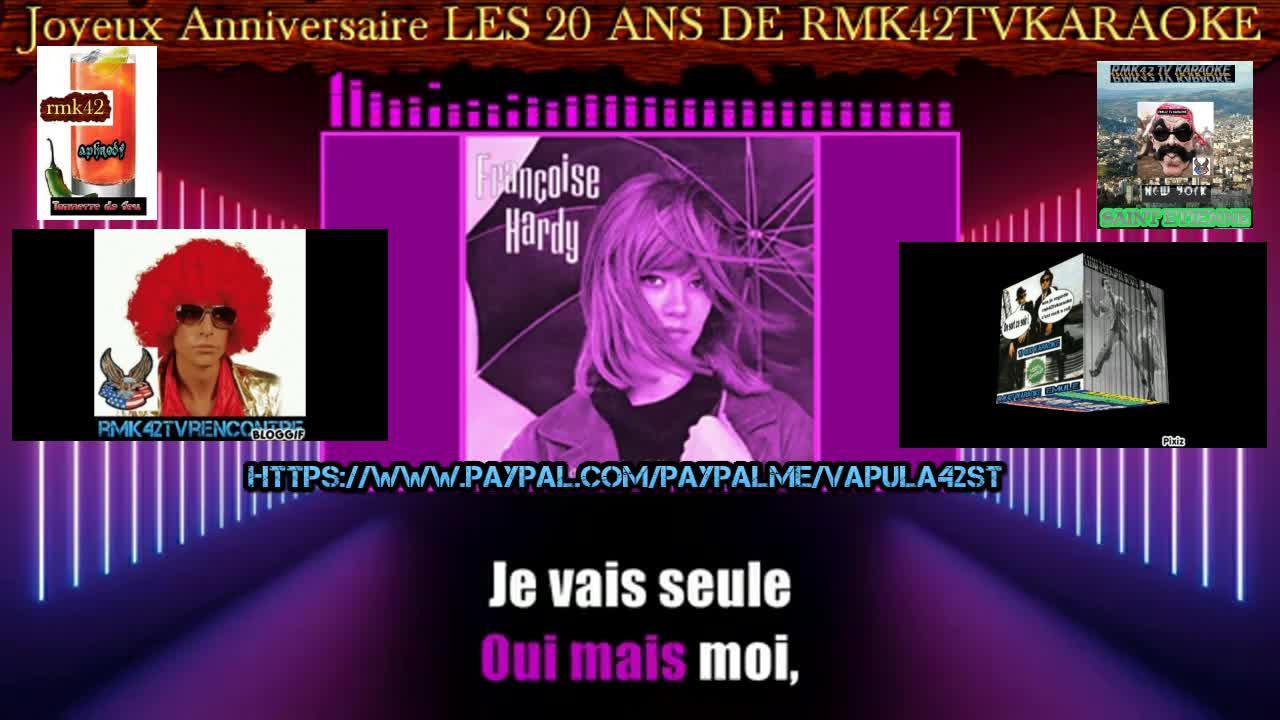 Medley - Françoise Hardy karaoke 2026 djmac-kinkikeuke  rmk42tvkaraoke