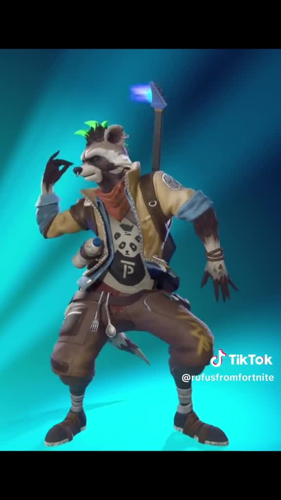 Rufus Raccoon Super Hot Dance Fortnite