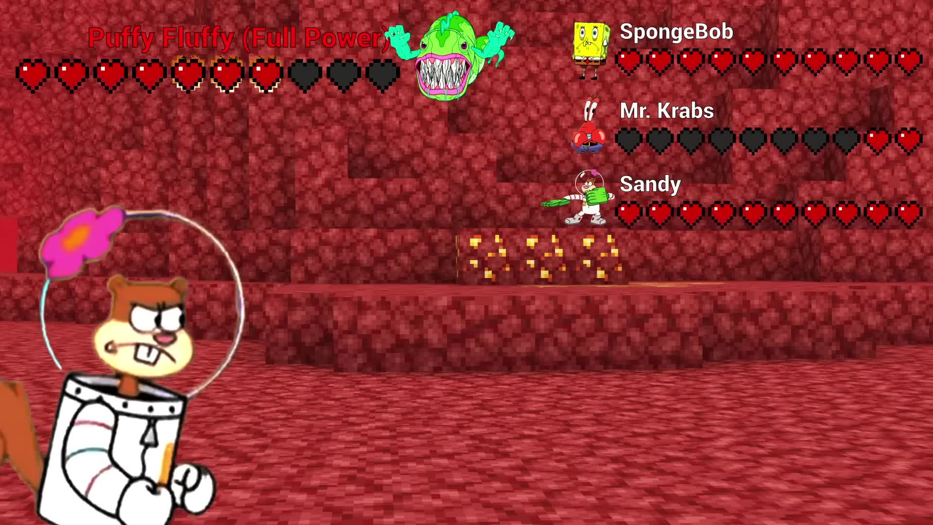 Puffy Fluffy Hunter VS 5 Speedrunners