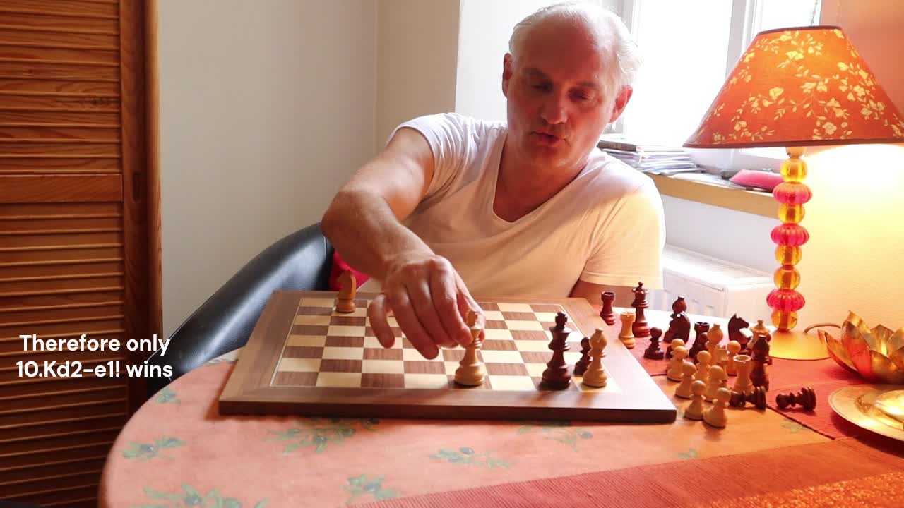 Chess study by Mario García & Peter Krug