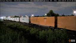 Railfanning in Oklahoma City, OK (8/1/2021) (Part 3) (Ft. Virtual Railfan, NOT MINE)