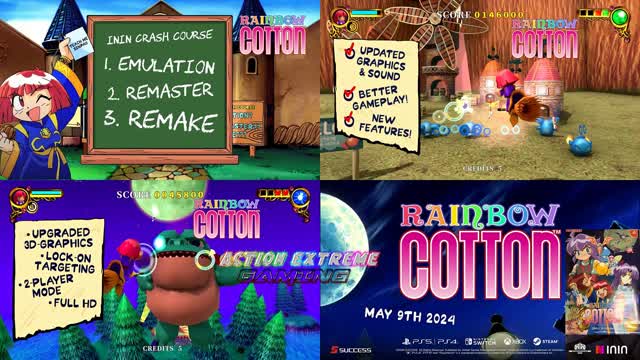 New Rainbow Cotton HD Remastered - New Gameplay features Class 101 with Cotton Overview Trailer