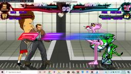 Niko Beliic & Butt-Head VS Pink Panther & Chester Cheetah Mugen Fight