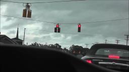 DOGHOUSE STYLE TRAFFIC LIGHT IN MOORESVILLE NORTH CAROLINA VIDEO #2