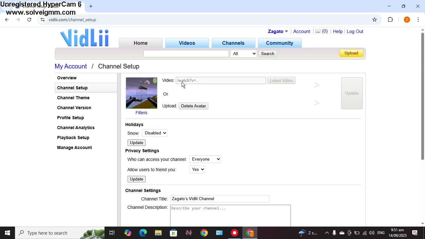 How to Upload your Profile Pic in Vidlii 'Updated"
