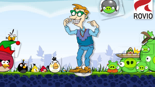 Drew Pickles in Angry Birds in Ultrabook Adventure (parts 2 of 6) Drew Pickles in Angry Birds in Ultrabook Adventure (parts 2 of 6)