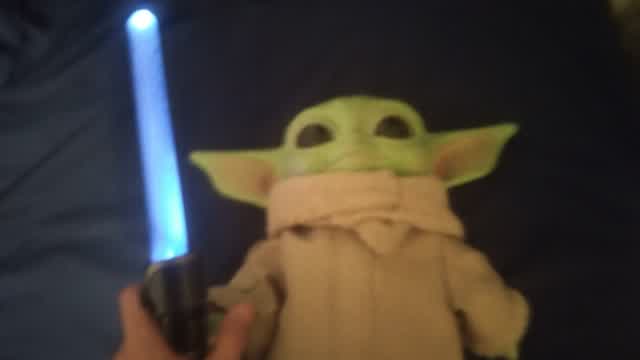 The One Time I Gave Baby Yoda a Lightsaber
