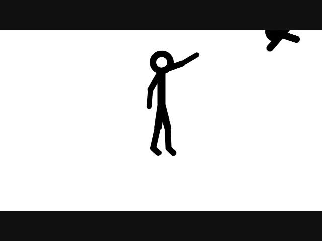 Epic stick fight!