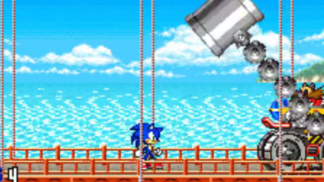 Eggman's big hammer | Sonic advance