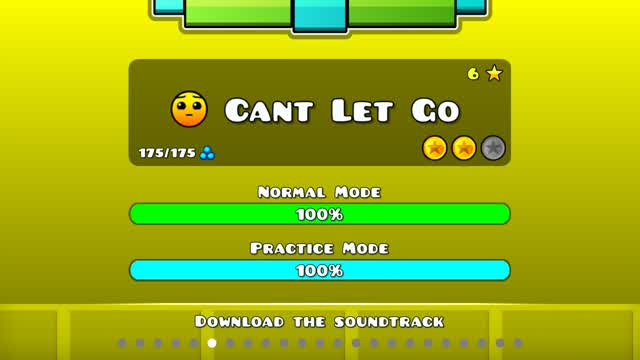 Geometry Dash - Cant Let Go (No Coins)