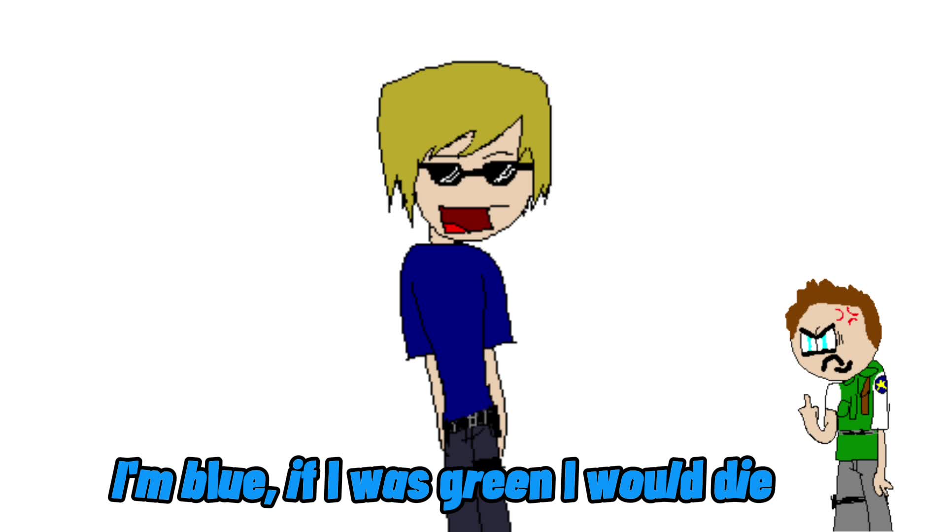 Leon is blue shitpost