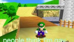 super mario 64 blooper: mario quits