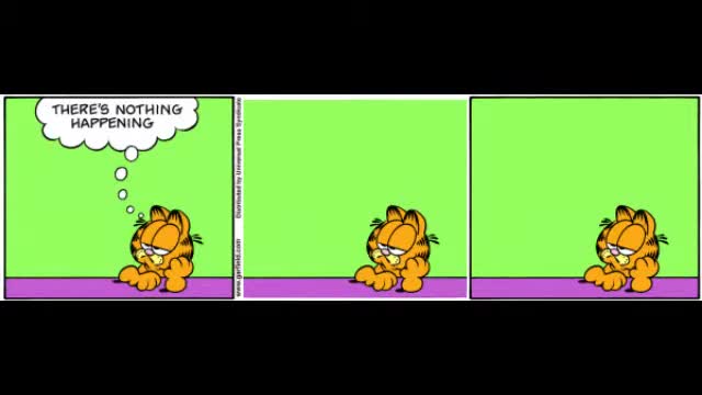 Nothing Happening in This Square Root of Minus Garfield comic Strip Nothing Happening in This Square Root of Minus Garfield comic Strip
